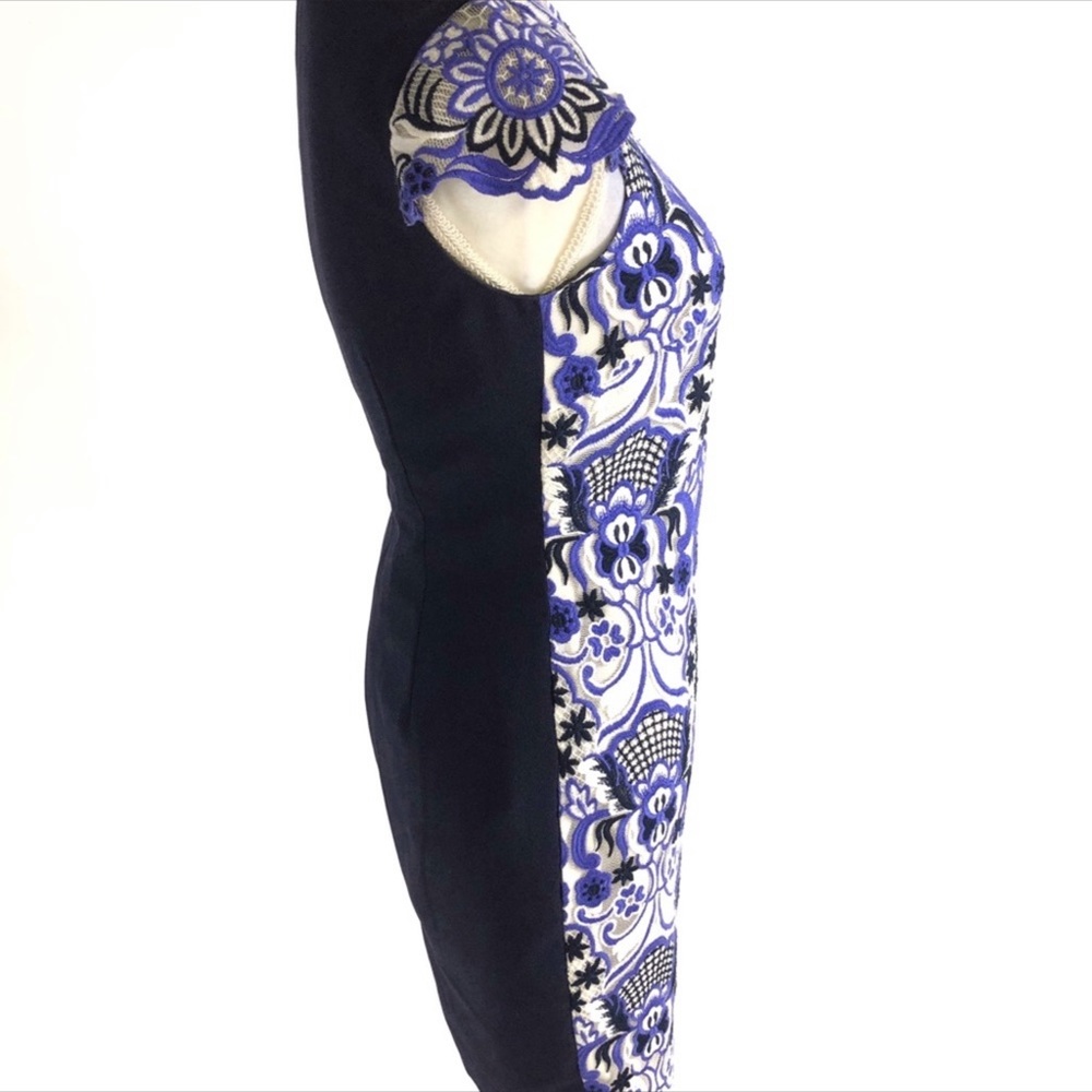 ANTONIO MELANI LACE OVERLAY SHIFT DRESS - Picture 5 of 10